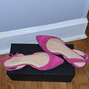 Barneys New York Pink Suede Women's Shoes